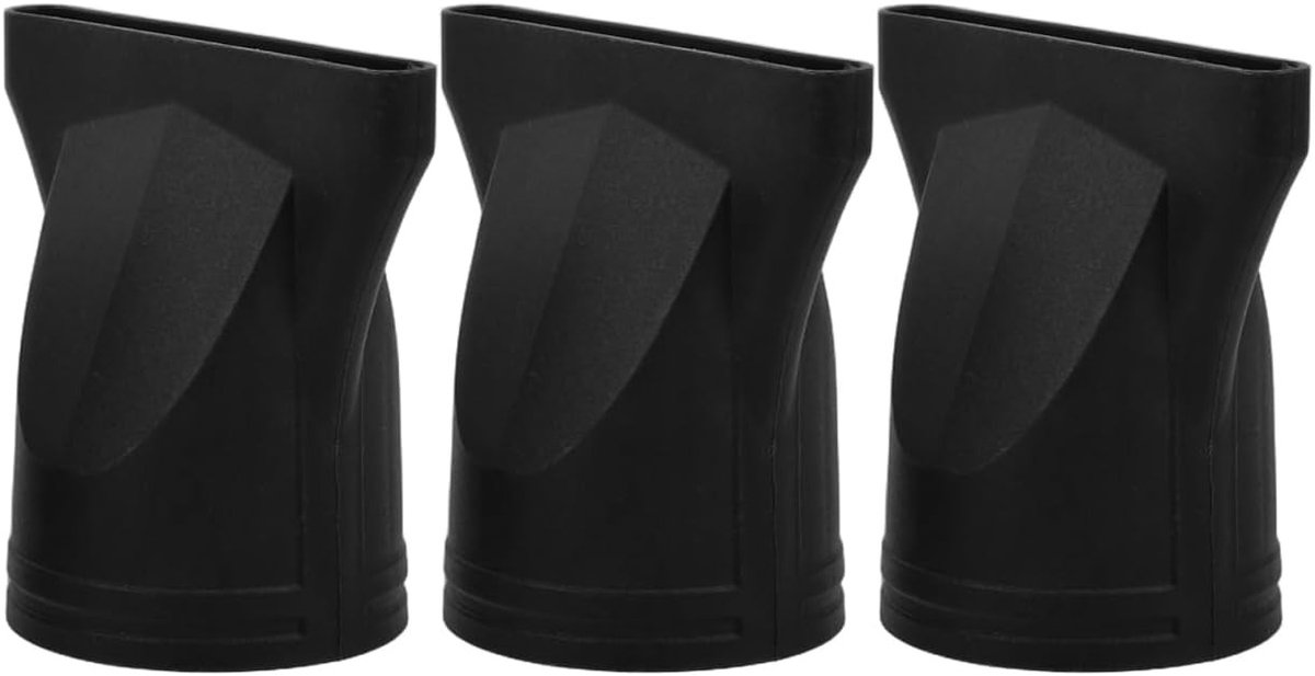 Set van 3 Haardroger Mondstukken, Plat en Warmtebestendig, Voor Styling en Krullen, Professionele Salon Accessoires