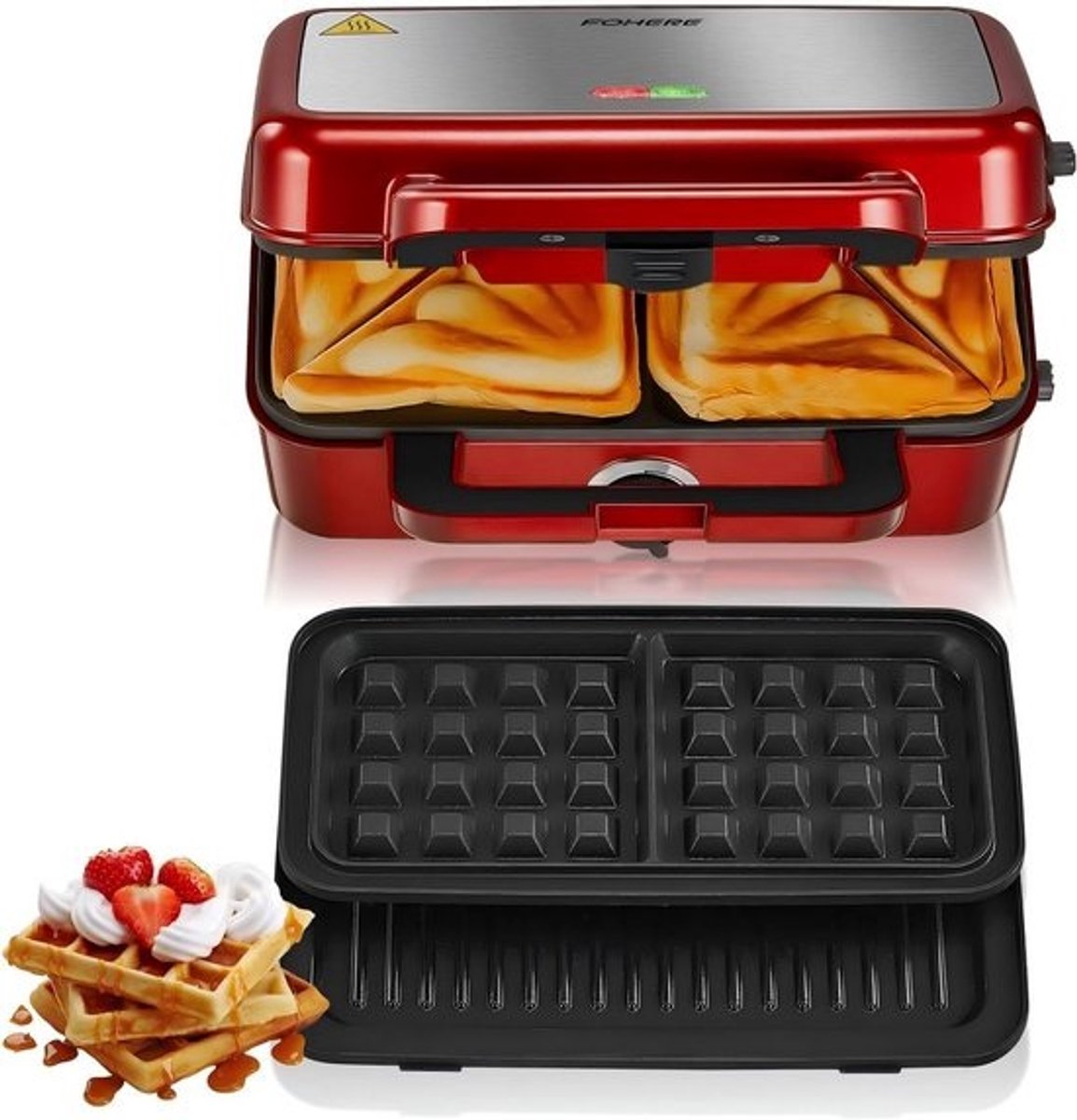 Wafelijzer met verwisselbare platen - Wafelijzer - Bakervaring