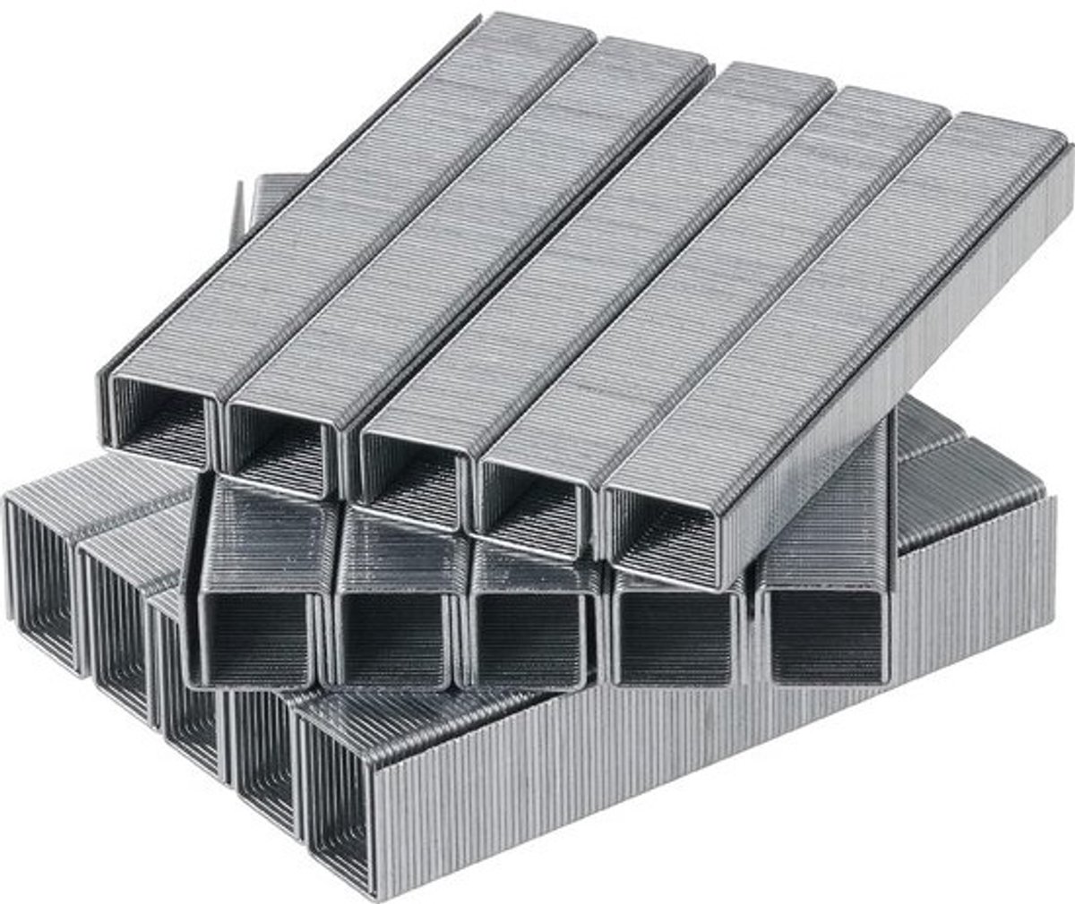 Assortiment nietjes 8, 10 en 14 mm - Kwaliteitsdraad voor hobby en professional - Set van 1000 nietjes