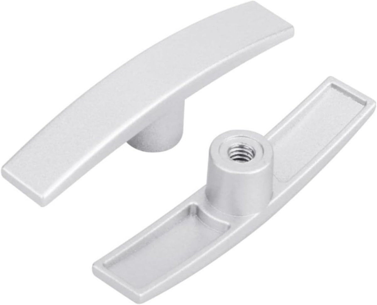 2 stuks RV afvalventielgrepen T1003-6MN, vervanging van de afvalventielgreep in camper, compatibel met Camco Valterra Camper afvoerventiel T-handgrepen, geschikt voor 1 1/2 en 3