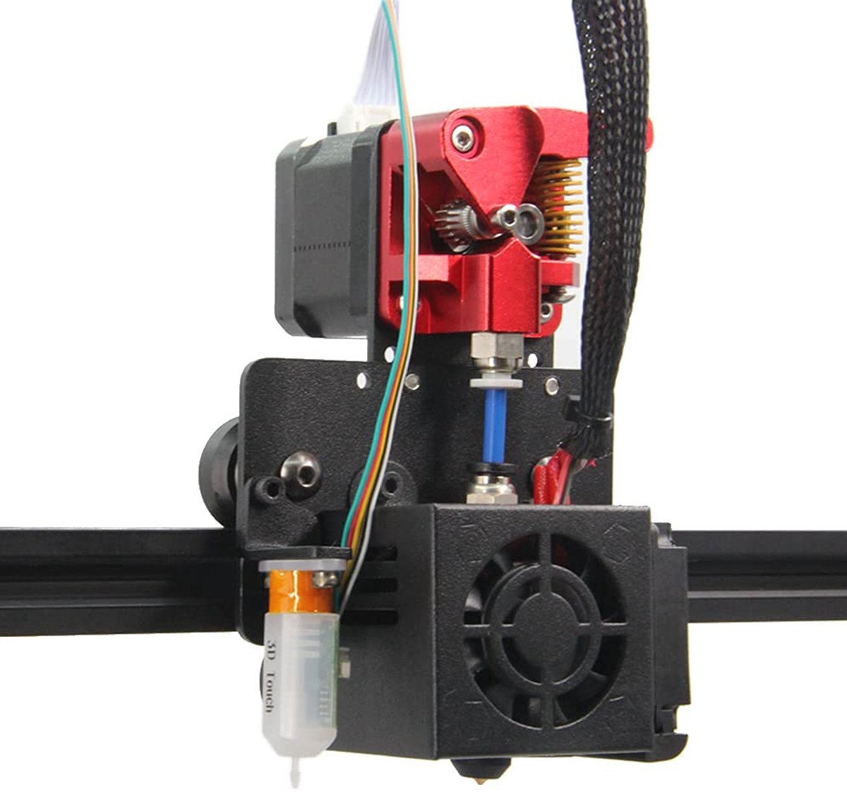 Direct Dual Gear Extruder Support Kit Easy Print Flexibel filament voor Creality Ender 5/Ender 5 Pro/Ender 5 Plus 3D-printer (plaat + dual gear)