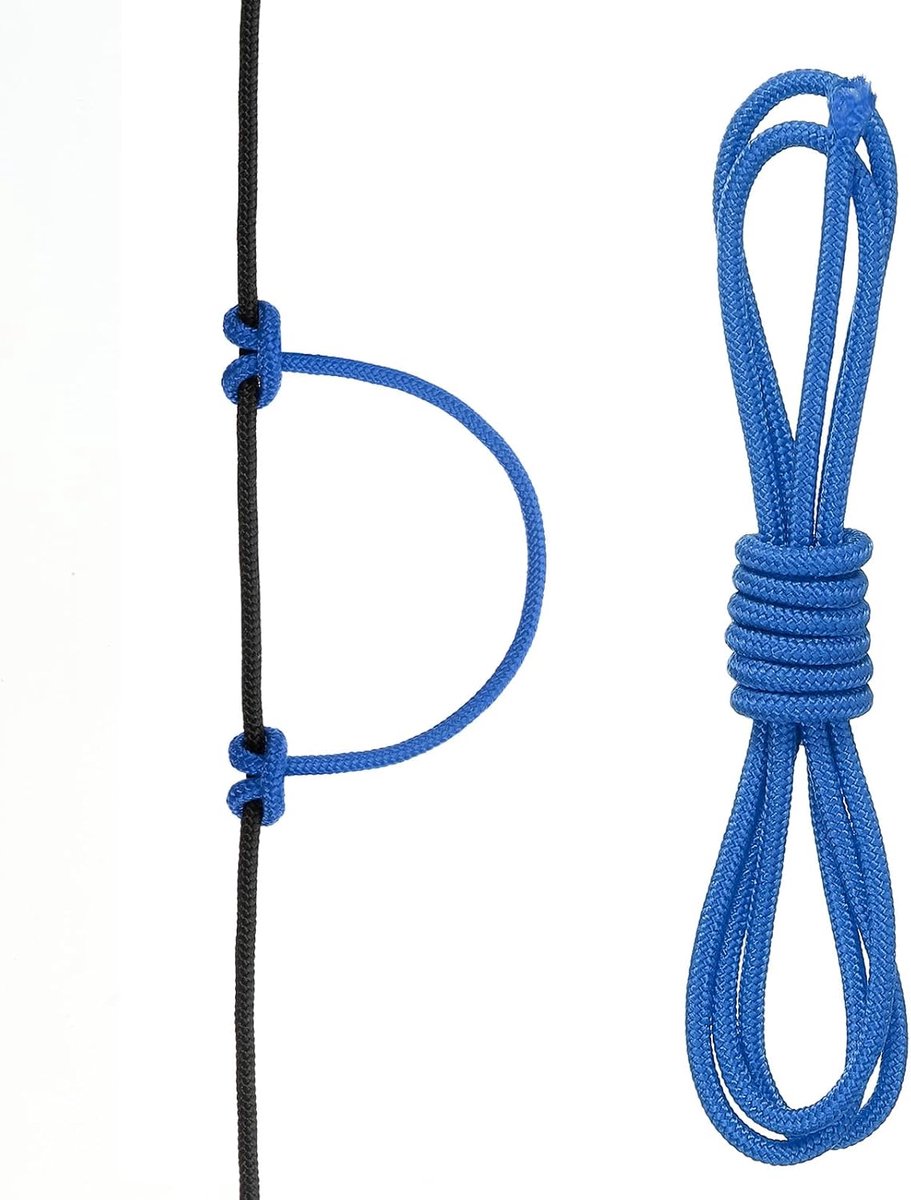 Boogschieten D loop touw, boog D strikken koord triggermateriaal nokkenschep gesp ring voor jachttoppen compound boog D ringgesp boogpees