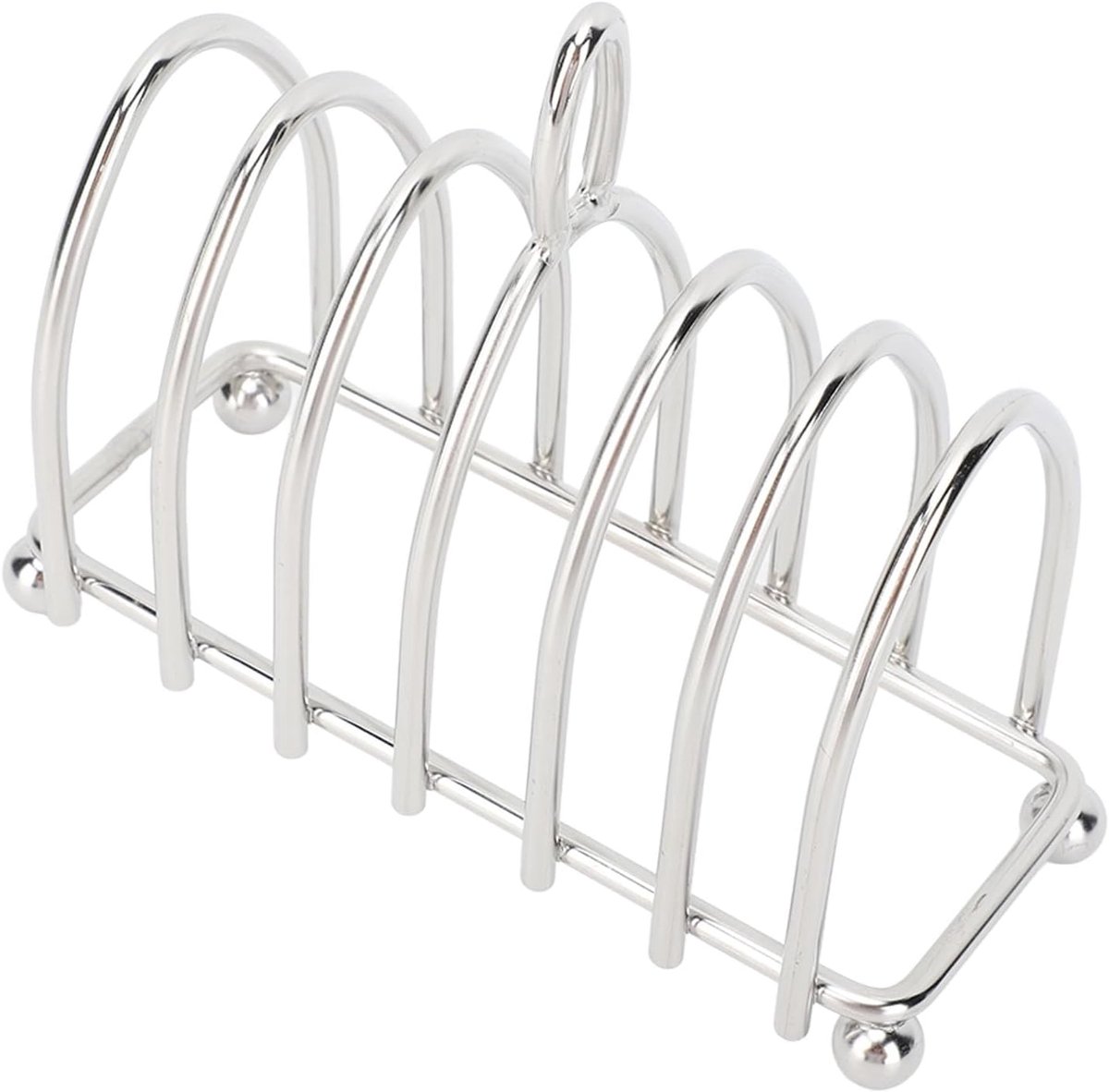 Toastrek, Gemakkelijk Schoon Te Maken, Vintage Roestvaste Toastbroodrekhouder, Geschikt voor Bakken (Stijl 3 6,3x2,5in)