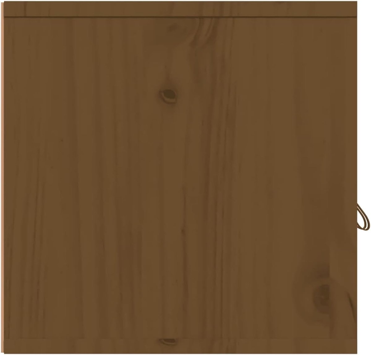 Zwevende planken voor de muur, wandkasten 2 stuks. Honingbruin 60x30x30 cm massief hout grenen wandplanken, modern design - opbergruimte - stabiele constructie voor slaapkamer, keuken