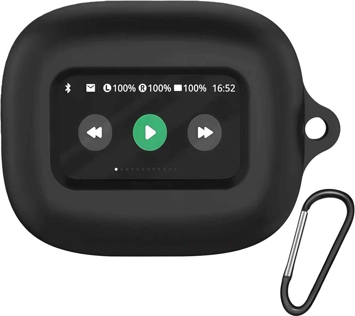 siliconen hoes compatibel met JBL Live Beam 3, Buds 3 en Flex 3 oordopjes | Schokbestendige krasbestendige beschermer