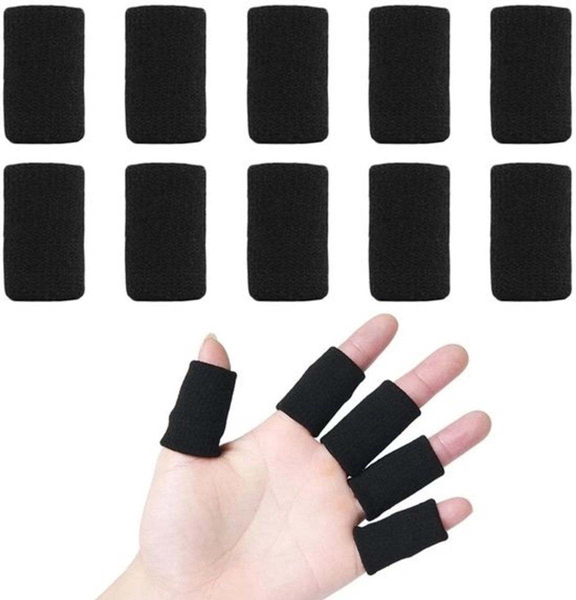 Solidchoice - Elastische Vingerbeschermers (Pack van 10)