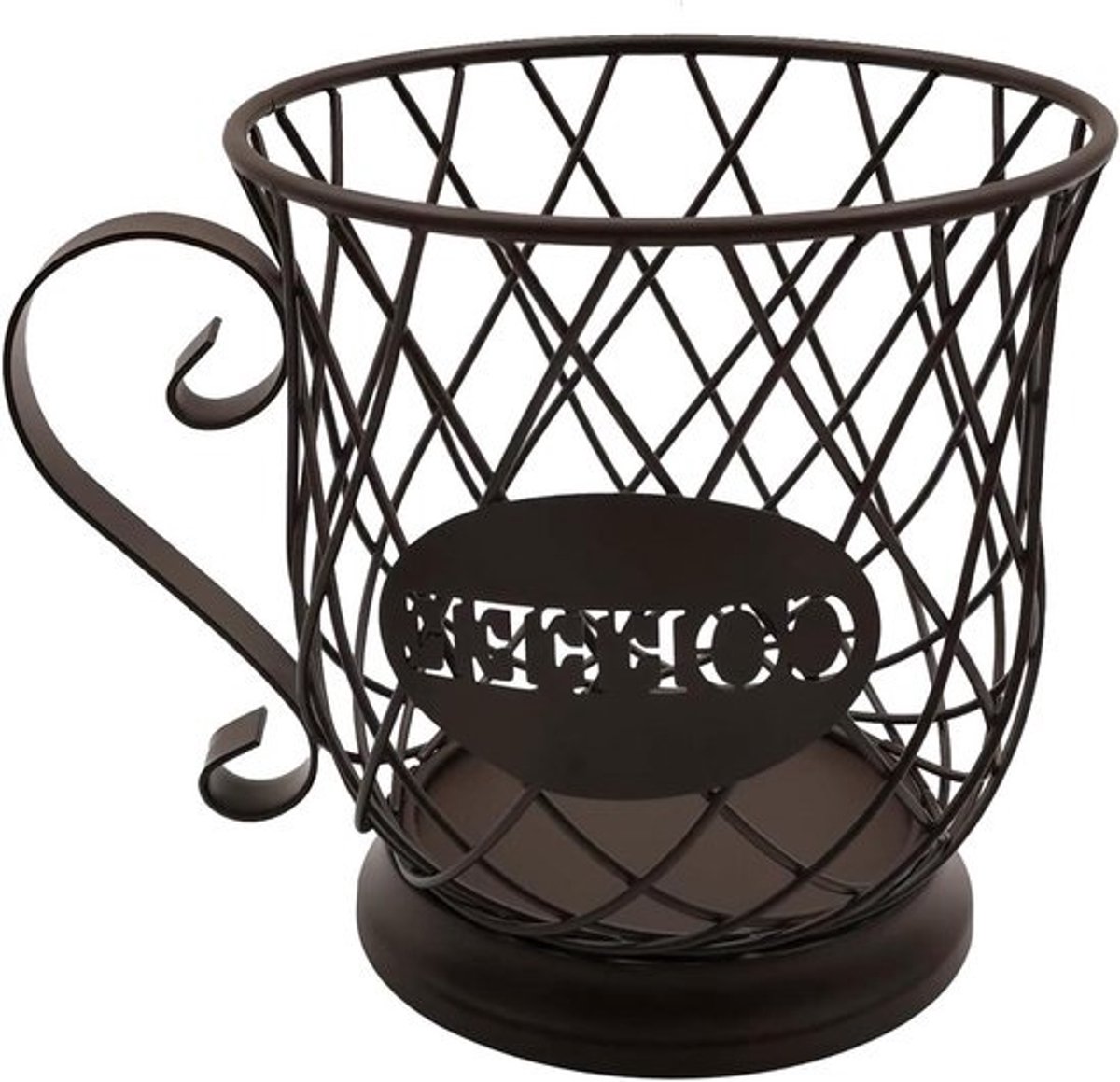 Koffiepadhouder - K Cup houder - Keuken organiseren - Grote capaciteit - 35 stuks - Bruin