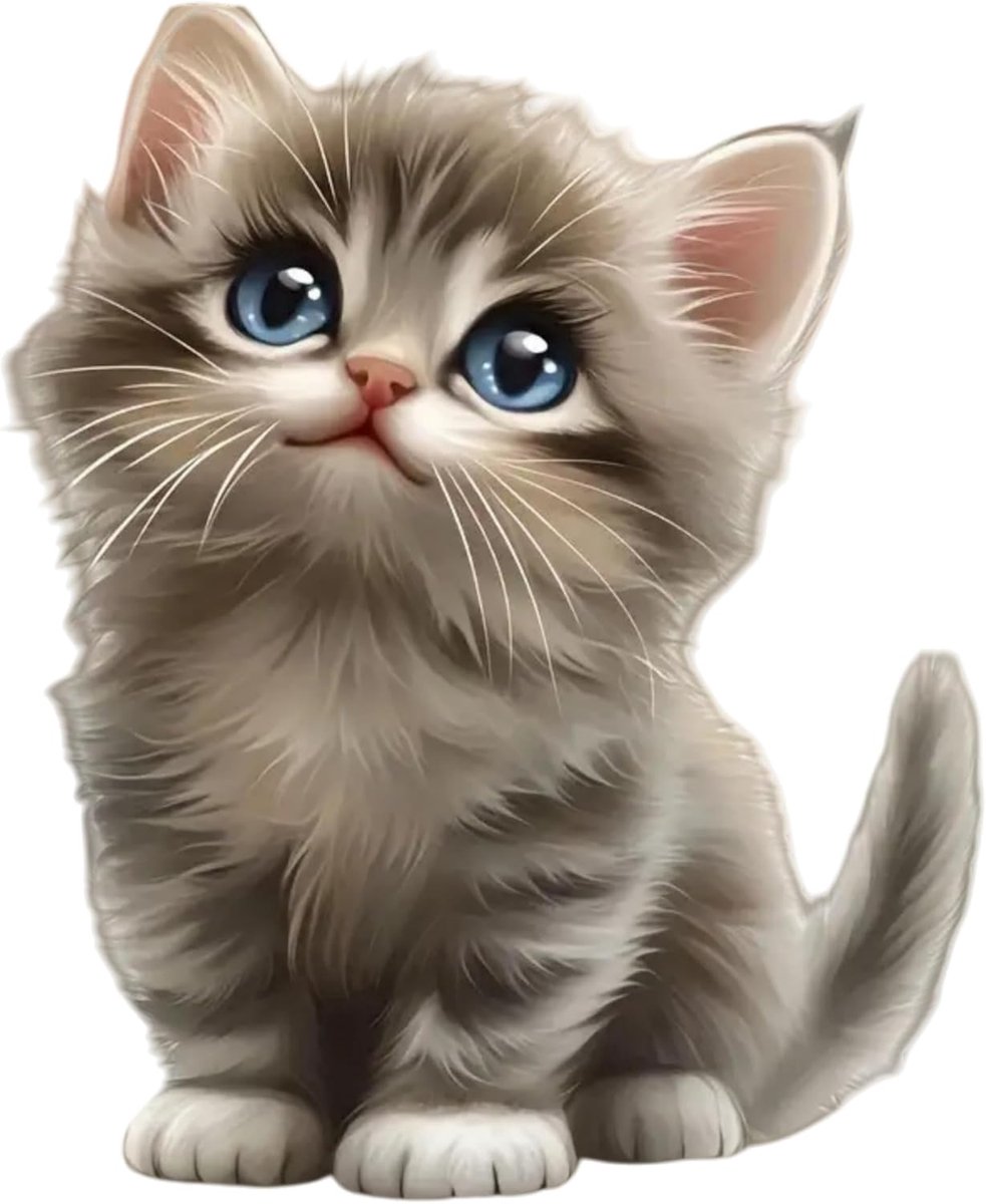 Kattenautostickers van 5,5 inch waterdichte autostickers, vinylstickers voor laptop, koffer, koelkast, muur, verwijderbare decoratieve stickers voor auto's, set van 2 stuks