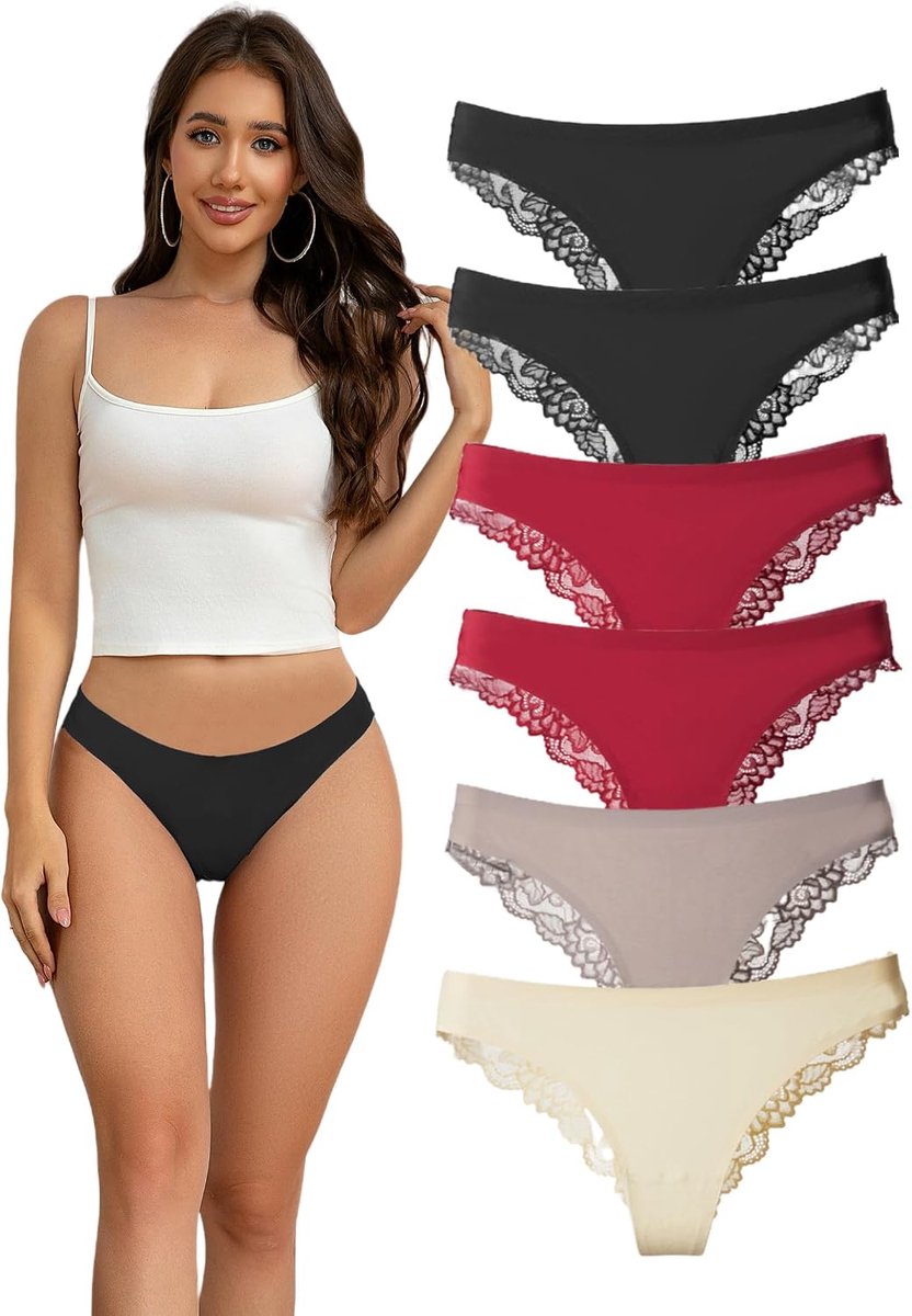 Dames bikini slipjes, naadloze slipjes, brazilian slipjes