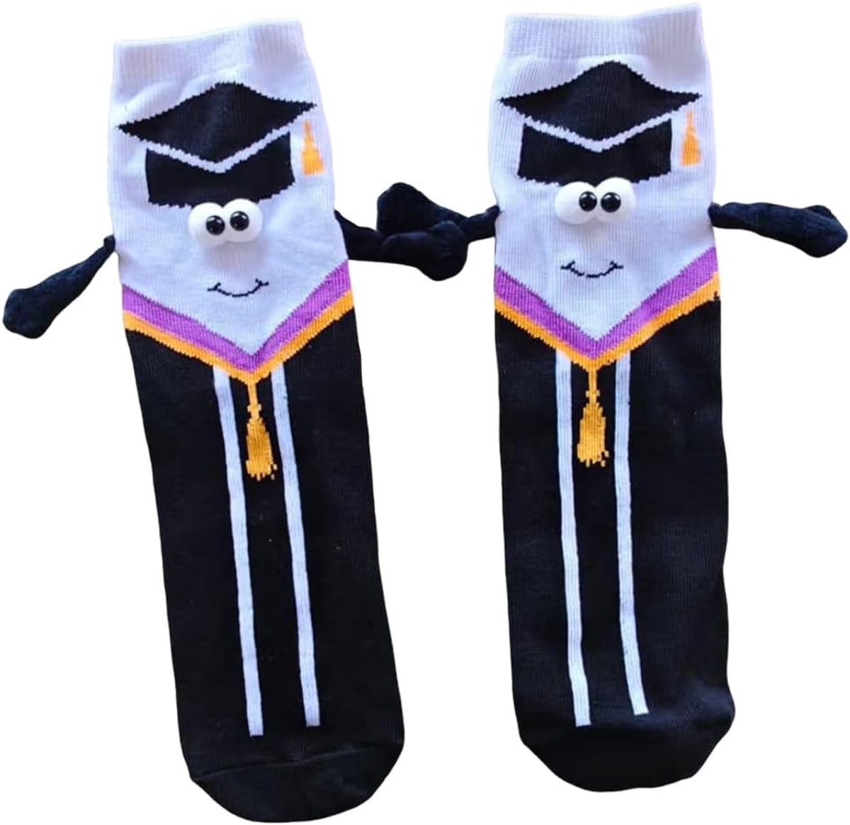 Sokken, handhoudende sokken, grappige hand in de hand, grappige 3D-poppensokken, speciale geschenken
