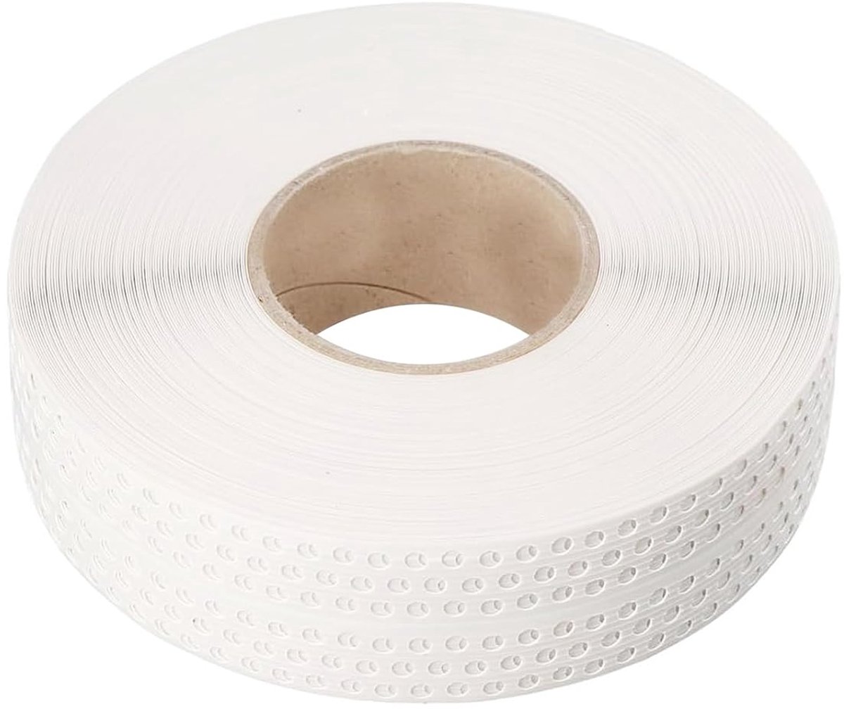 40 m x 5 cm, droogbouw, randbescherming, hoekrail, zelfklevend, voegenband, afdichtingstape voor wandhoeken repareren