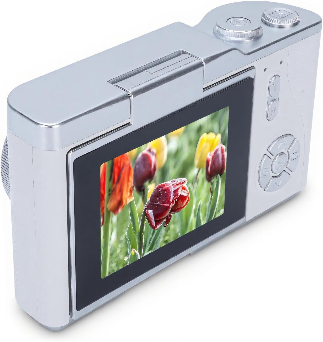 Camera, 1080p 48mp 2,4 Inch HD Display 18x Zoom Auto Focus Vlogging Camera Anti Shake Compact Point Camera voor Tieners Jongens Girls Senioren Student, Ondersteunt 128