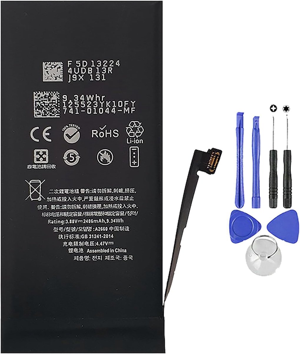 batterij voor iPhone 13 Mini 2406 mAh + schroevendraaierset