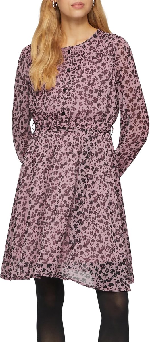 Dames Chiffon jurk met all-over print