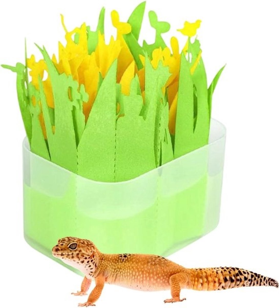 Terrarium Bevochtiger - Vochtregelaar Reptielen - Habitat Inrichten - Imitatieplant Ontwerp - 17 x 12 x 9 cm - Niet gespecificeerd