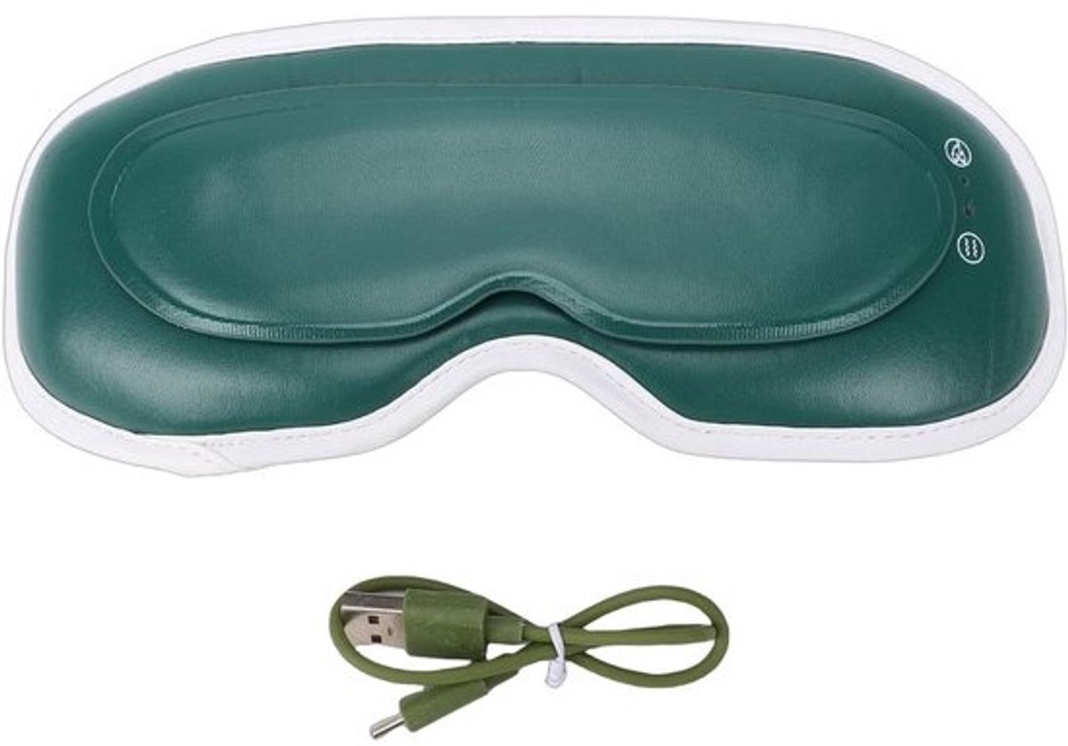 Verwarmend oogmasker - Slaapmasker - Ontspanning na werk - Instelbare temperatuur - 38-48 graden - Zwart