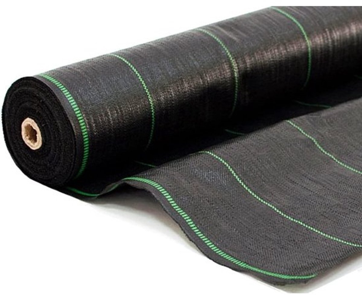 Waterdoorlatend Anti-onkruiddoek 2m² UV-bestendig Worteldoek voor Tuin en Landbouw