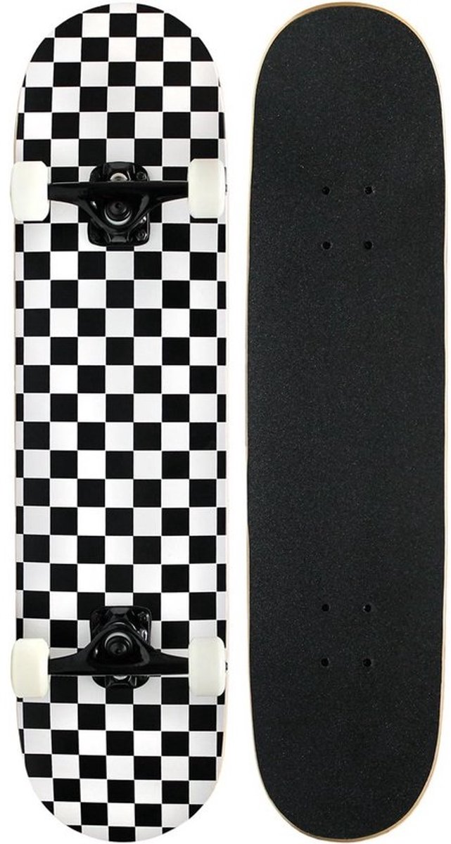 Compleet Skateboard voor Beginners en Gevorderden 7-laags Esdoornhouten Deck en Duurzame Onderdelen