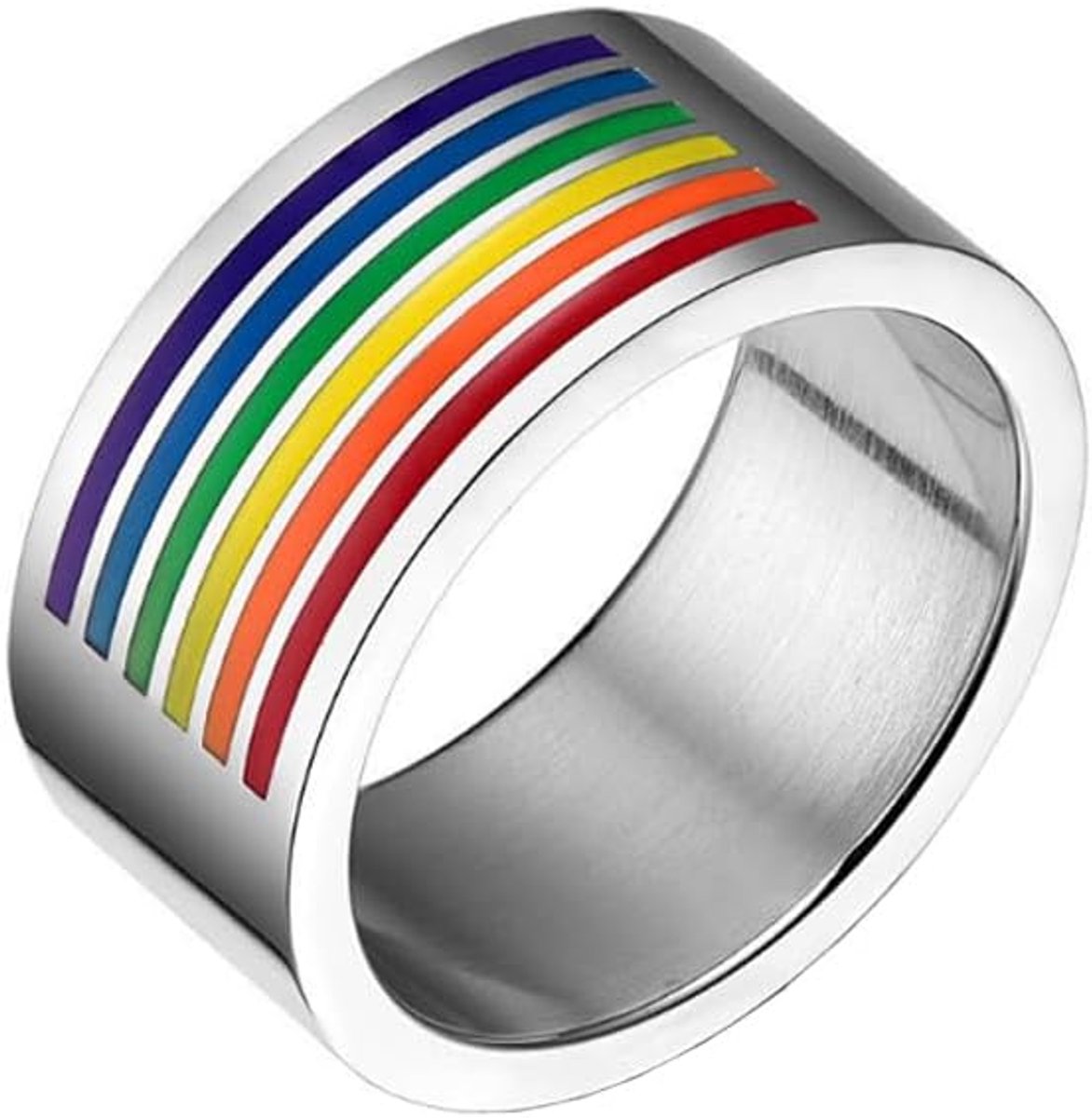 mannen ring Regenboog 10mm-20mm