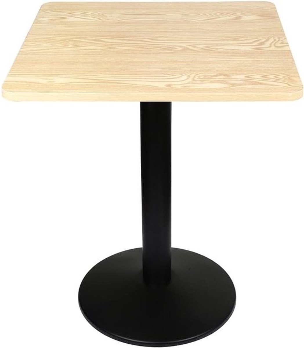 Ronde Eettafel 4 Personen Industriële Stijl met Stalen Poten