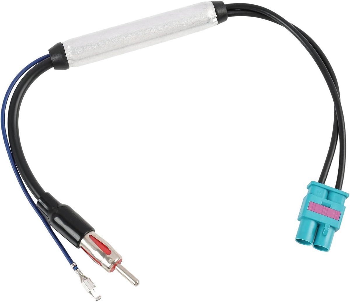 1 stuk 30cm Doppel Fakra auf DIN Antenne Adapter met Signalversterker