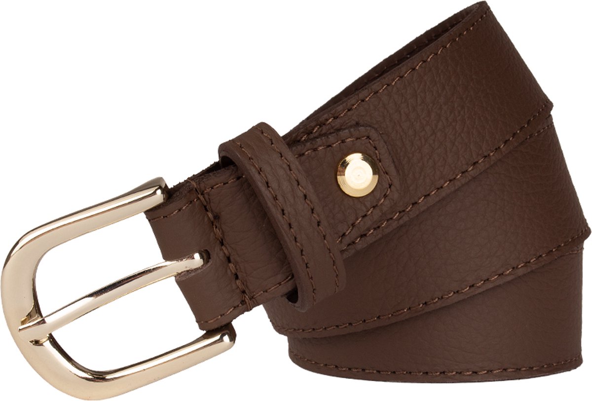 Legend Dames - Leren riem - Bruin - 80cm