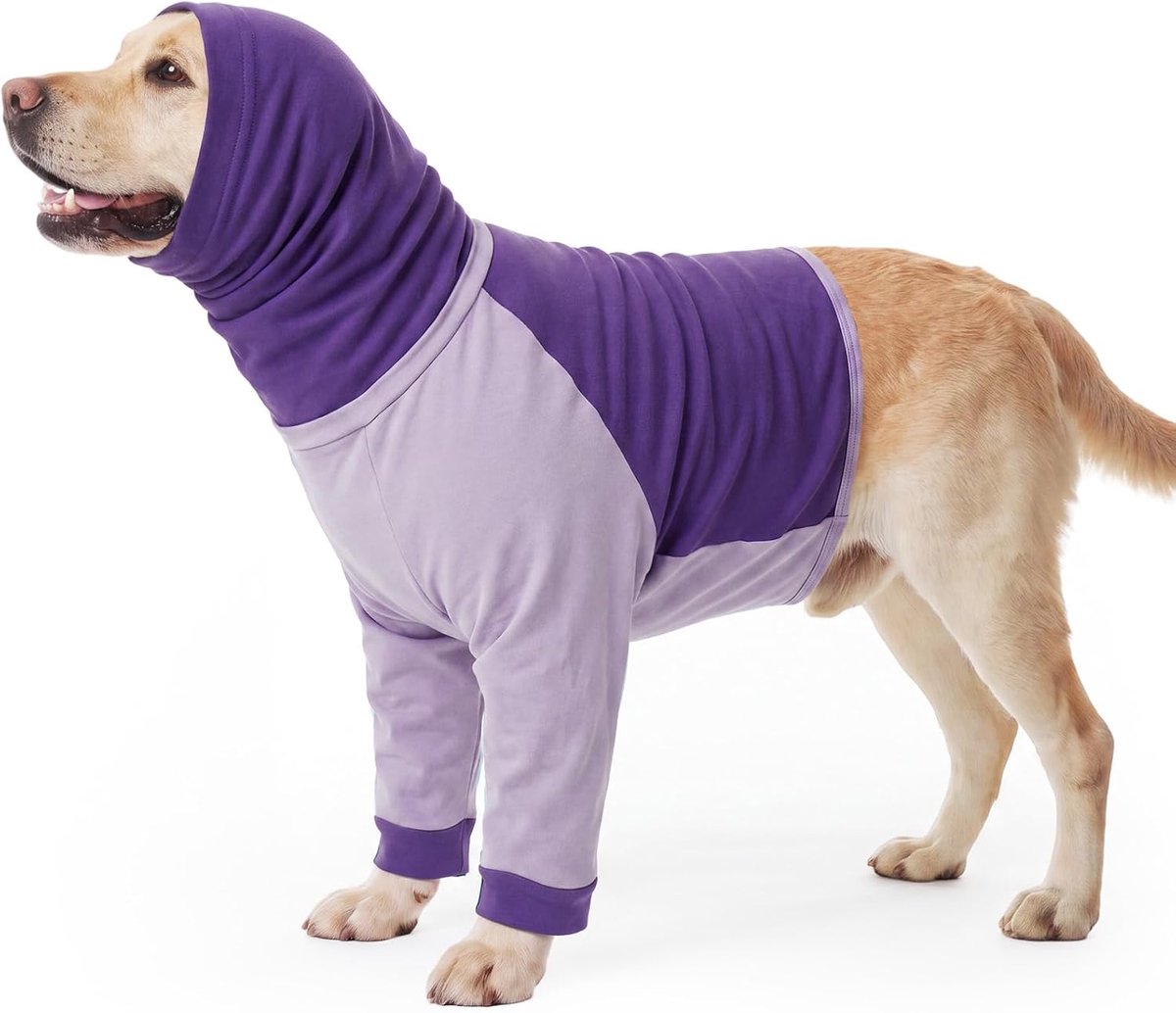 Herstelpak voor honden met nek- en voorbeenbescherming, anti-likshirt