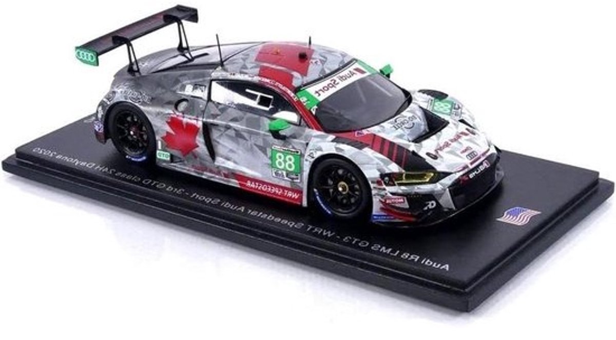 Verzamelauto - Miniatuurauto - Hobby Modelbouw - Schaal 1:43 - 300 Gram - Grijs/Rood