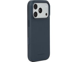 Troubadour Lederen Hoesje – Geschikt voor iPhone 18 Pro – Gemaakt van premiumleder – Ontwikkelt unieke patina – MagSafe compatible - Grijs