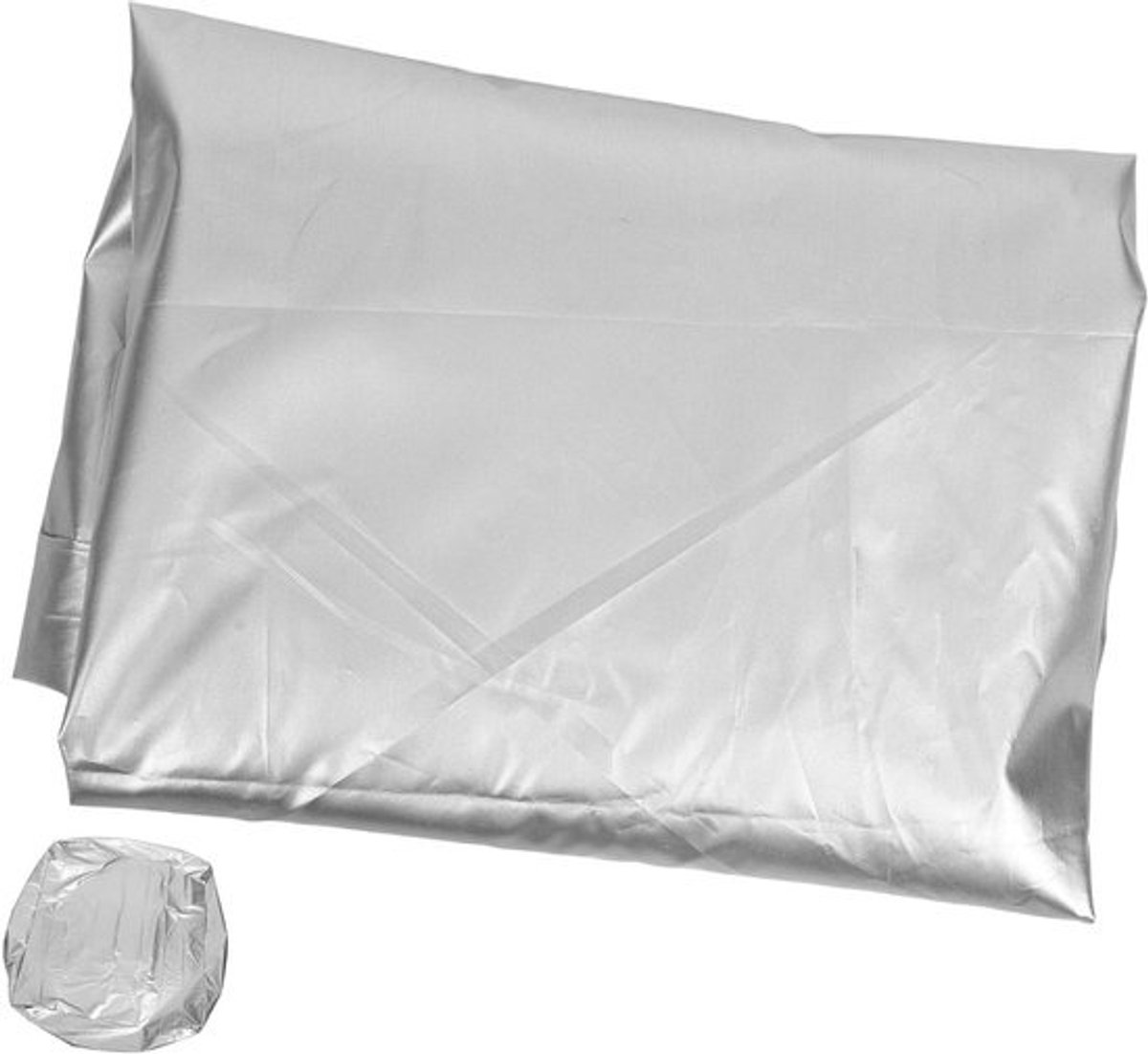 Zandbak Afdekhoes - Zandbak Luifel - Speelgoed Beschermen - Waterdicht Oxford Doek - 120 x 120 x 20 cm - Zilver