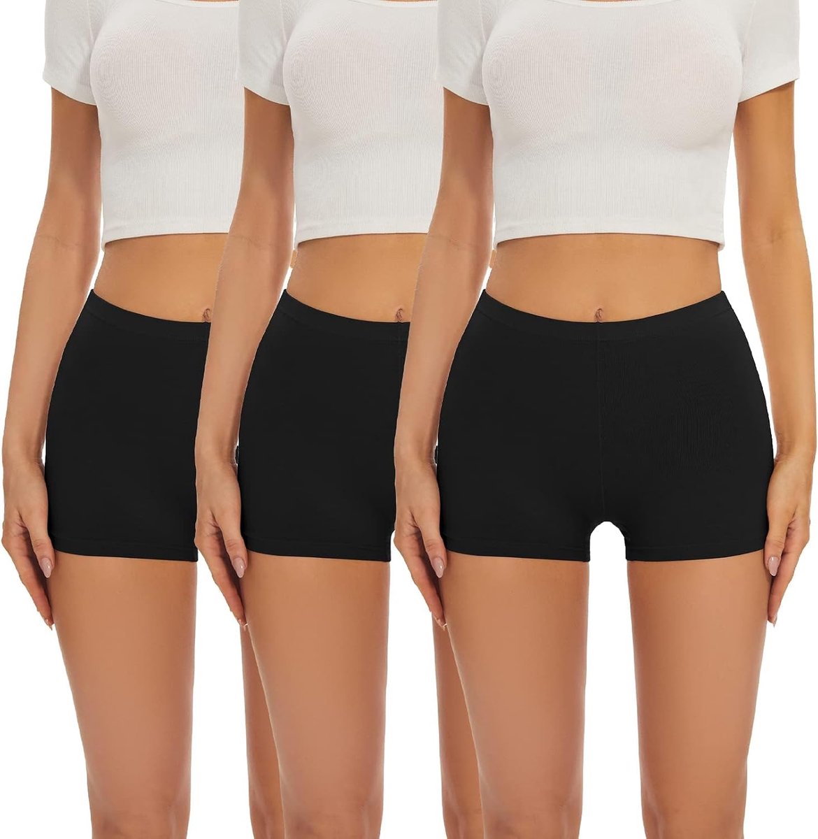 Shorts voor dames, katoenen fietsbroek voor dames