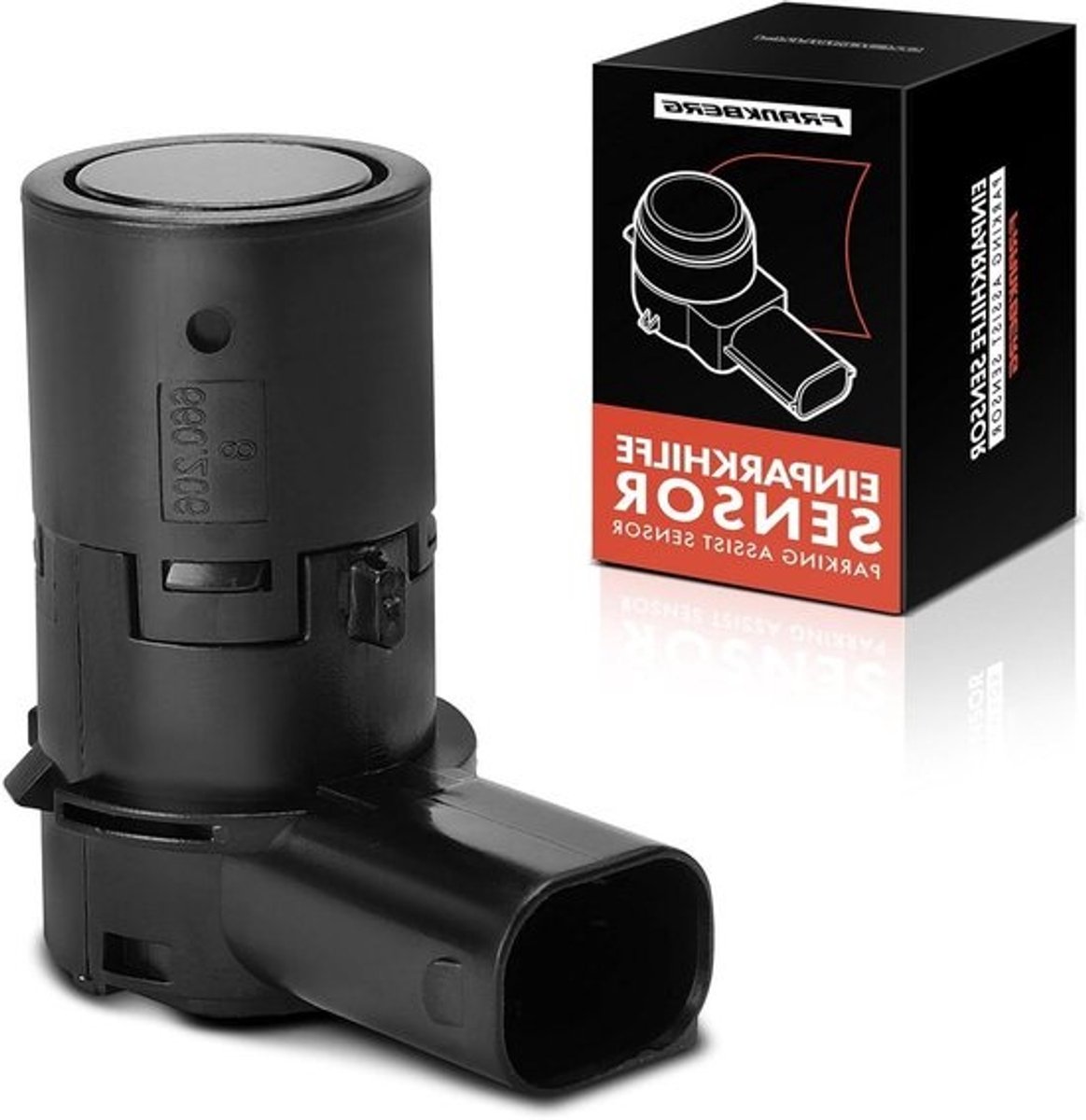 Parkeerhulp Sensor - PDC Sensor Achteruitrij - Veilig Parkeren - Ultrasone Technologie - 8 cm - Zwart
