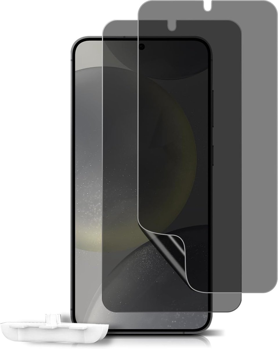 Displaybeschermfolie voor Samsung Galaxy S24 Plus, TPU, flexibel, 2 stuks, niet-glas, anti-spy, krasbestendig, zachte displaybeschermfolie