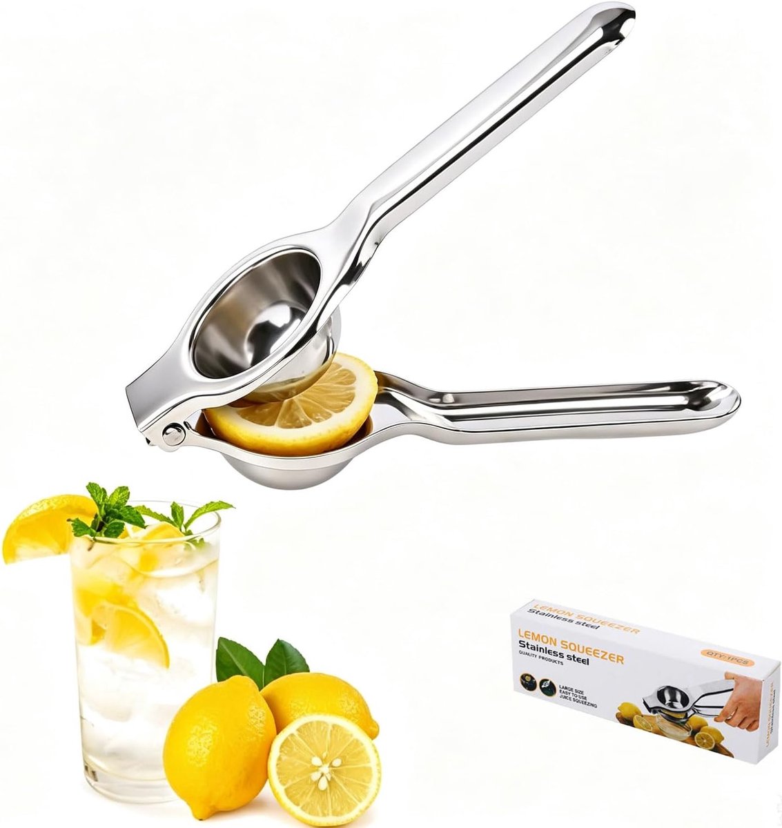 Citruspers, sappers, handmatig, citroenpers, handpers