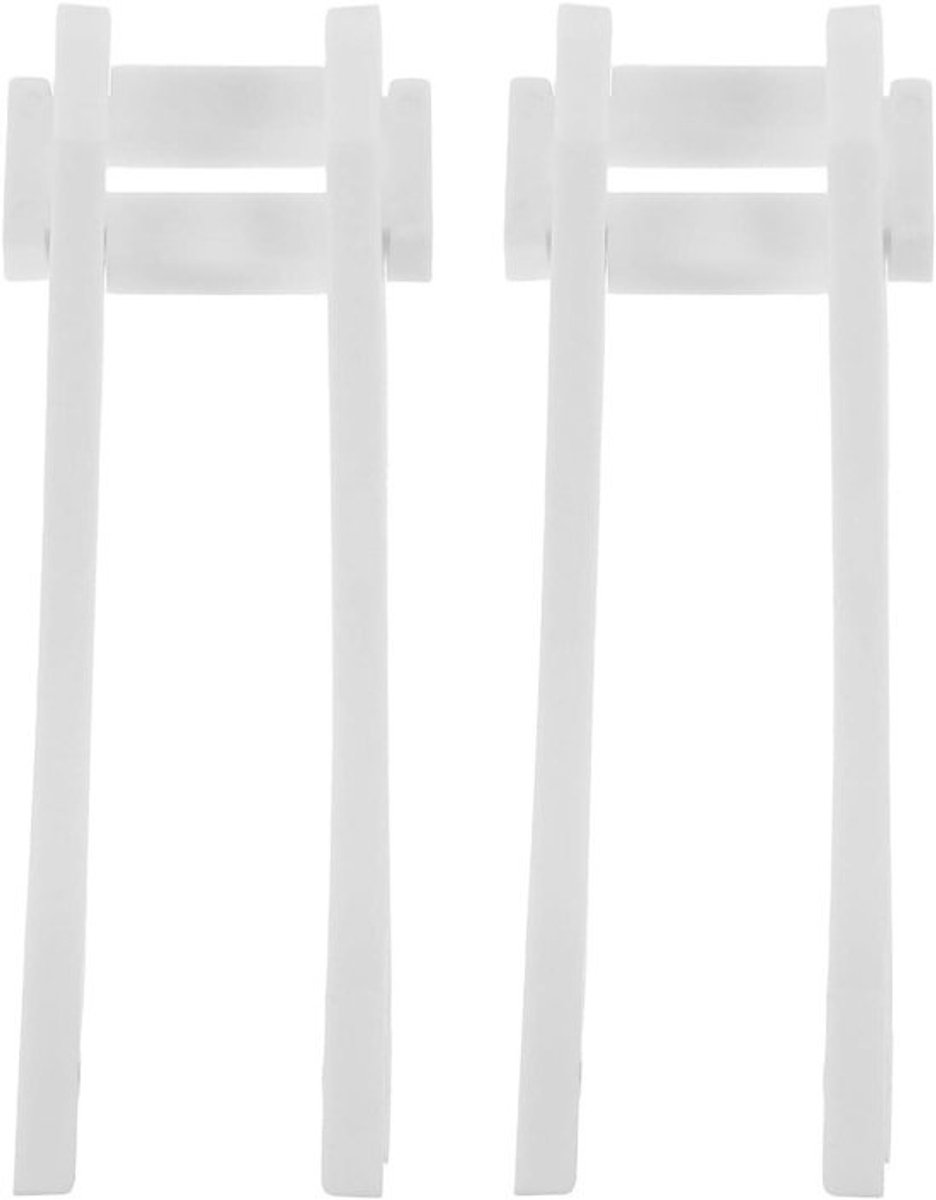 Mat Extender Tray - Snijmachine Houder - Uitbreiden Snijmatten - Eenvoudige Montage - 2 Stuks - Wit