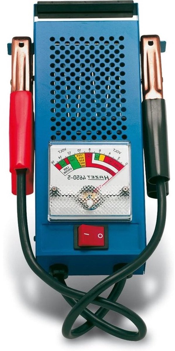 Batterijtester - Accutester Voltmeter - Voertuigonderhoud - Snelle Controle - 6 en 12 volt - Zwart