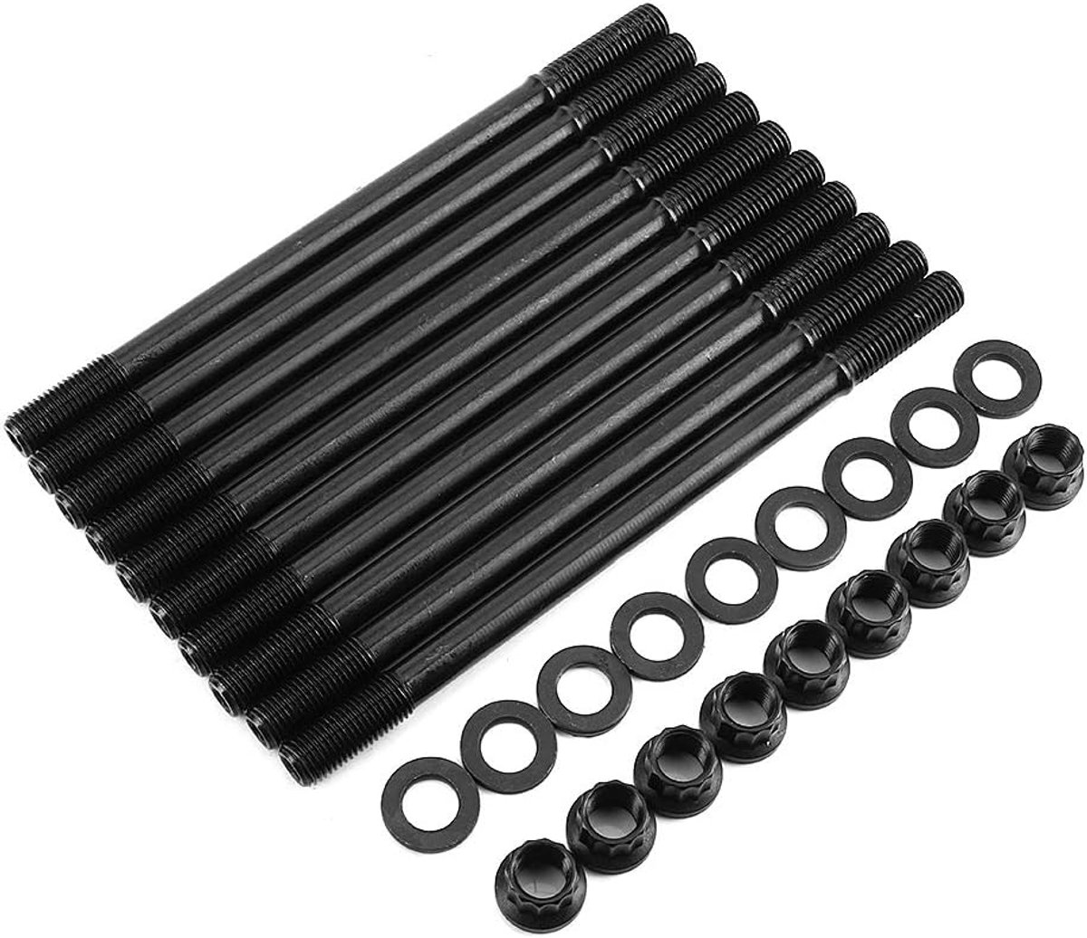 Dailygoods- Cilinderkop Stud Kit - Duurzaam Materiaal - Geschikt voor 1.8L B18C1 GSR/B18C5 DOHC VTEC - Hoge Nauwkeurigheid - Betrouwbaarheid - Vervang