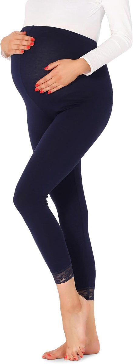 Mammy Vrouwen Zwangerschap Zwangerschaps 7/8 Legging BE20-262