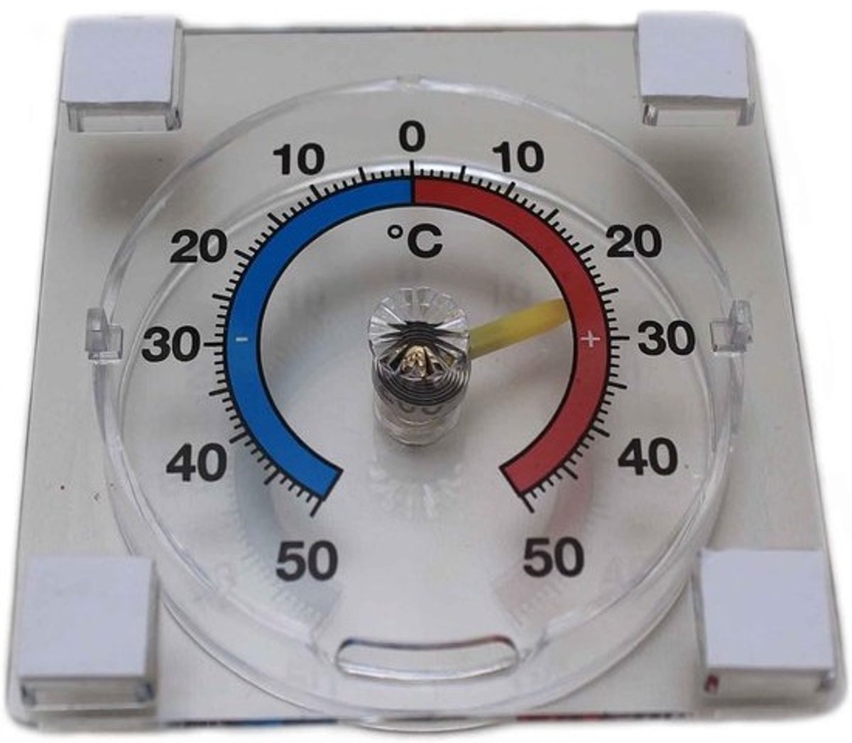 Raamthermometer - Temperatuurweergave - Geschikt voor Vensterglas - 1 stuk