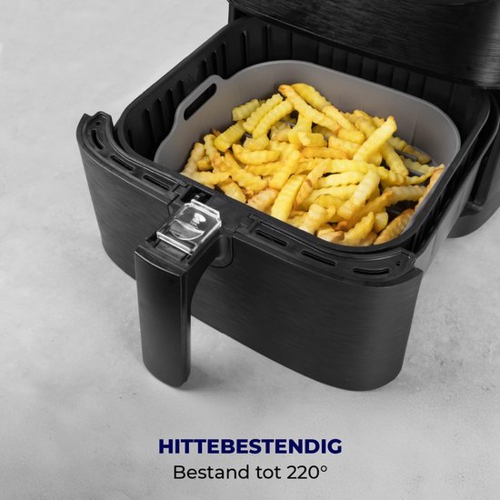 Accessoires – 19-delig - Geschikt voor XL en XXL Airfryers, Philips, Cosori 5.5L, Ninja, Cecotec, Tefal, Princess – BPA-vrij - Inclusief Siliconen Bakje en E-Receptenboek — afbeelding 3