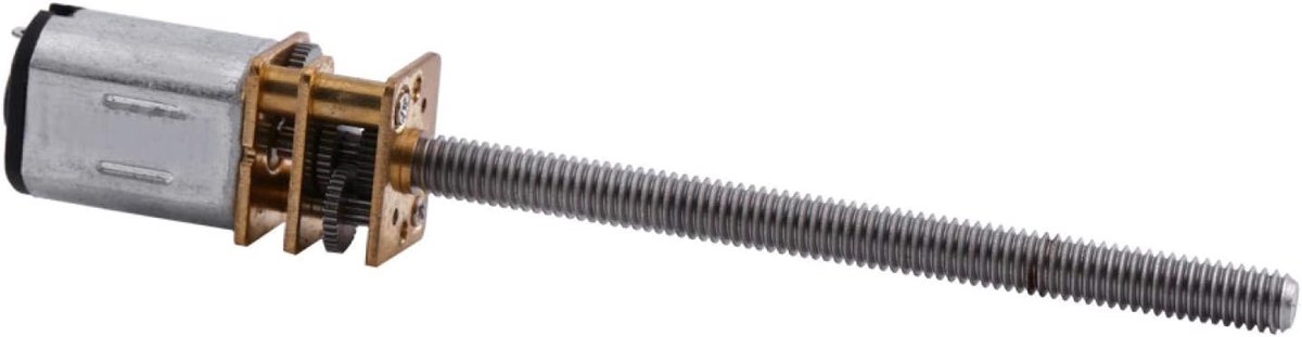 micro-reductiemotor, 16 mm as M4x55 mm schroefverloopstuk, met versnellingsbak, voor automatische deursloten, intelligente robots, modelvoertuigen