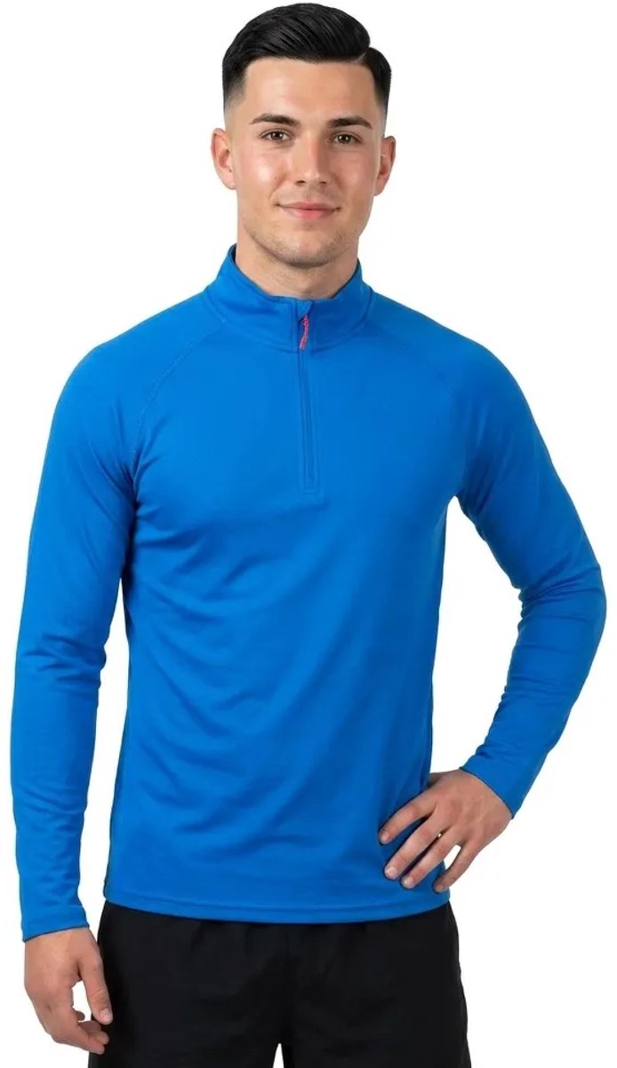 Gill Uv-shirt Met Lange Mouwen En Rits Blauw S Man