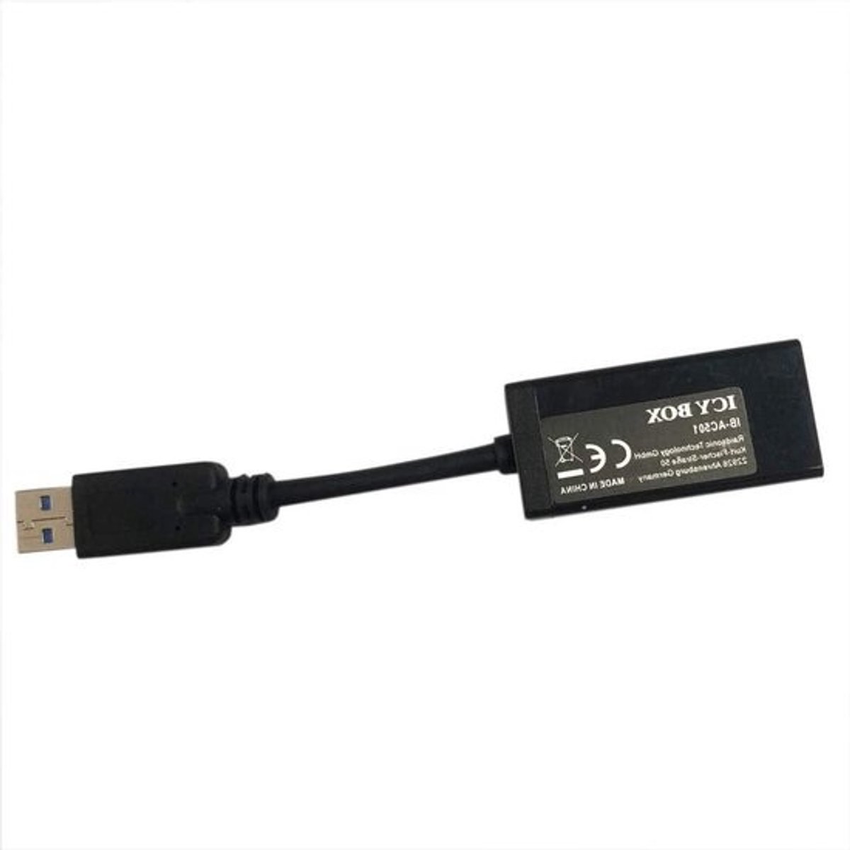 Ethernet Adapterkabel - Netwerk Adapter - Internet Verbinding - USB 3.0 naar RJ45 - 100% Nieuw - Zwart