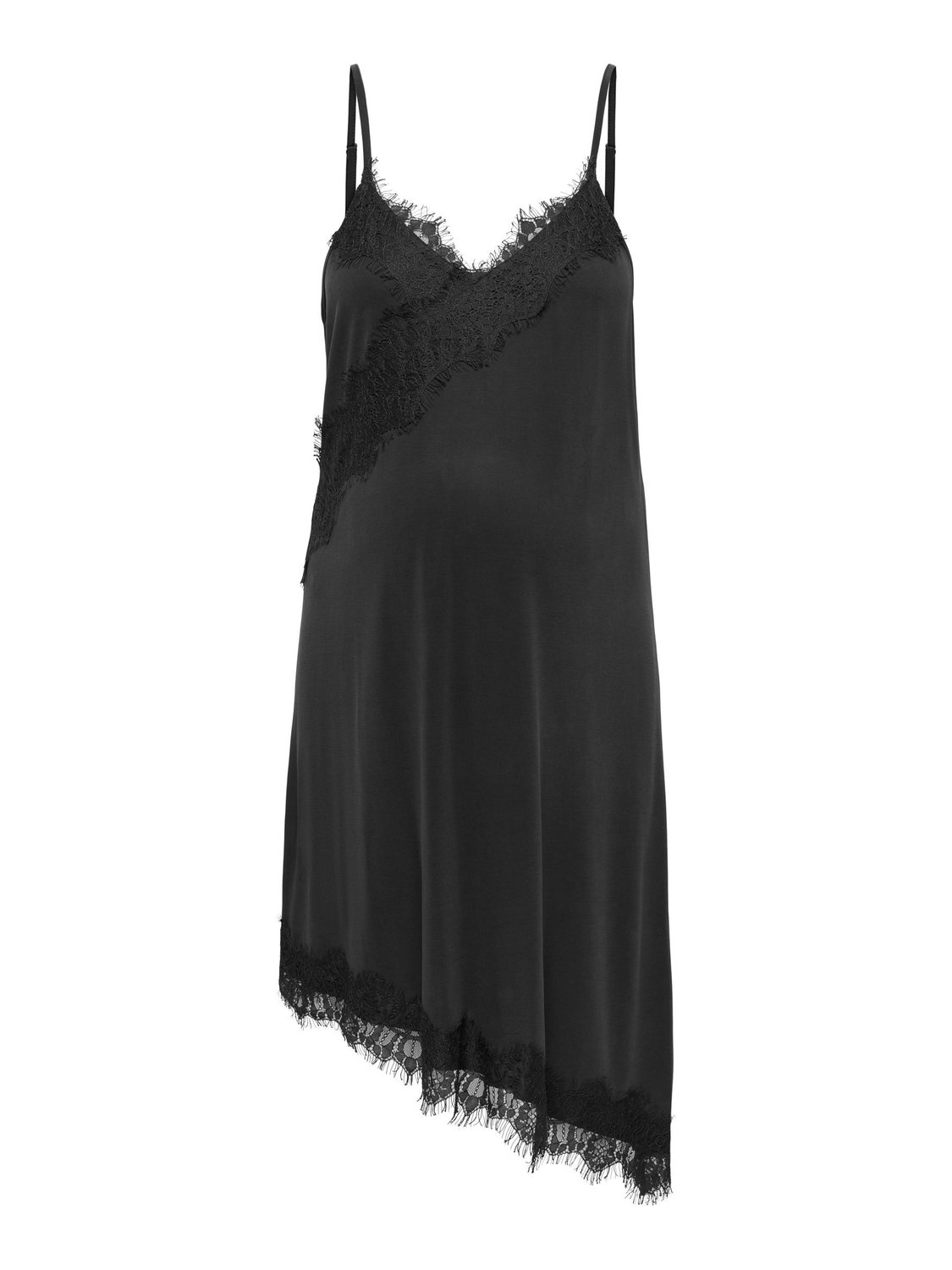 Only MATERNITY Asymmetrische jurk OLMFREE Korte jurk Black 1