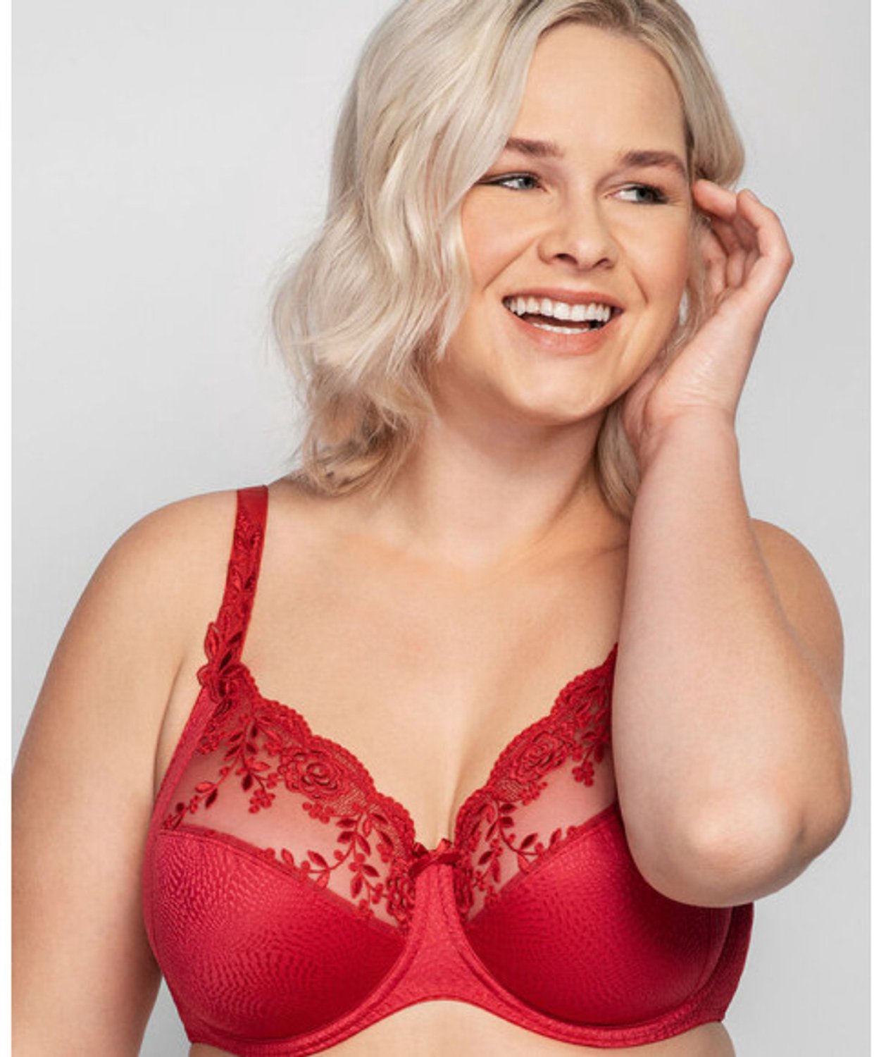 Ulla Ella Beugel BH Rood Flame Red