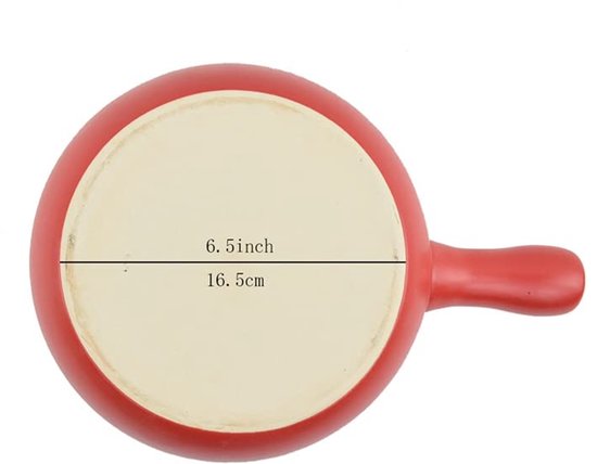 Fonduepan - Vuurvast keramiek - 22,5 cm - 2,5 l — afbeelding 3