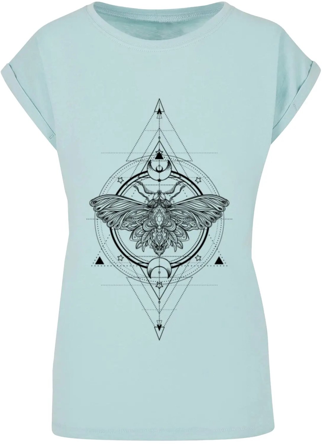 T-shirt dames Mister Tee Moth Extended Oceaanblauw