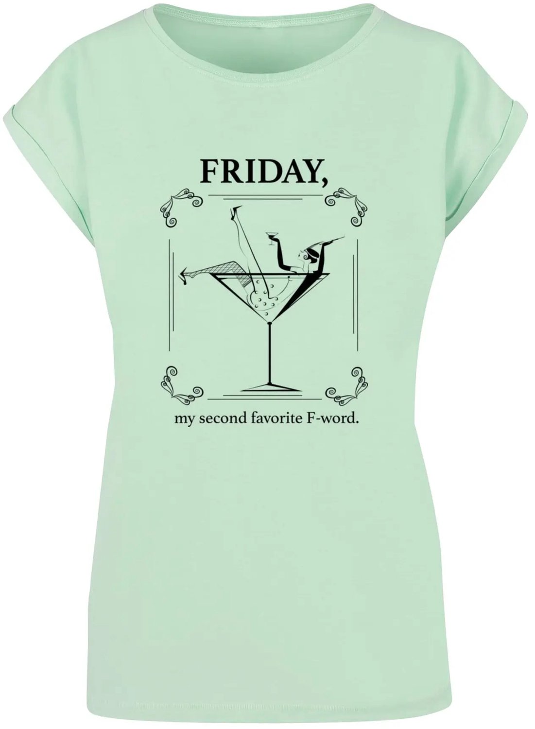 T-shirt dames Mister Tee F-Word Neo Munt