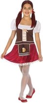 Oktoberfest - Tiroler verkleedjurk / dirndl voor meisjes - carnavalskleding - voordelig geprijsd 128 (7-9 jaar)