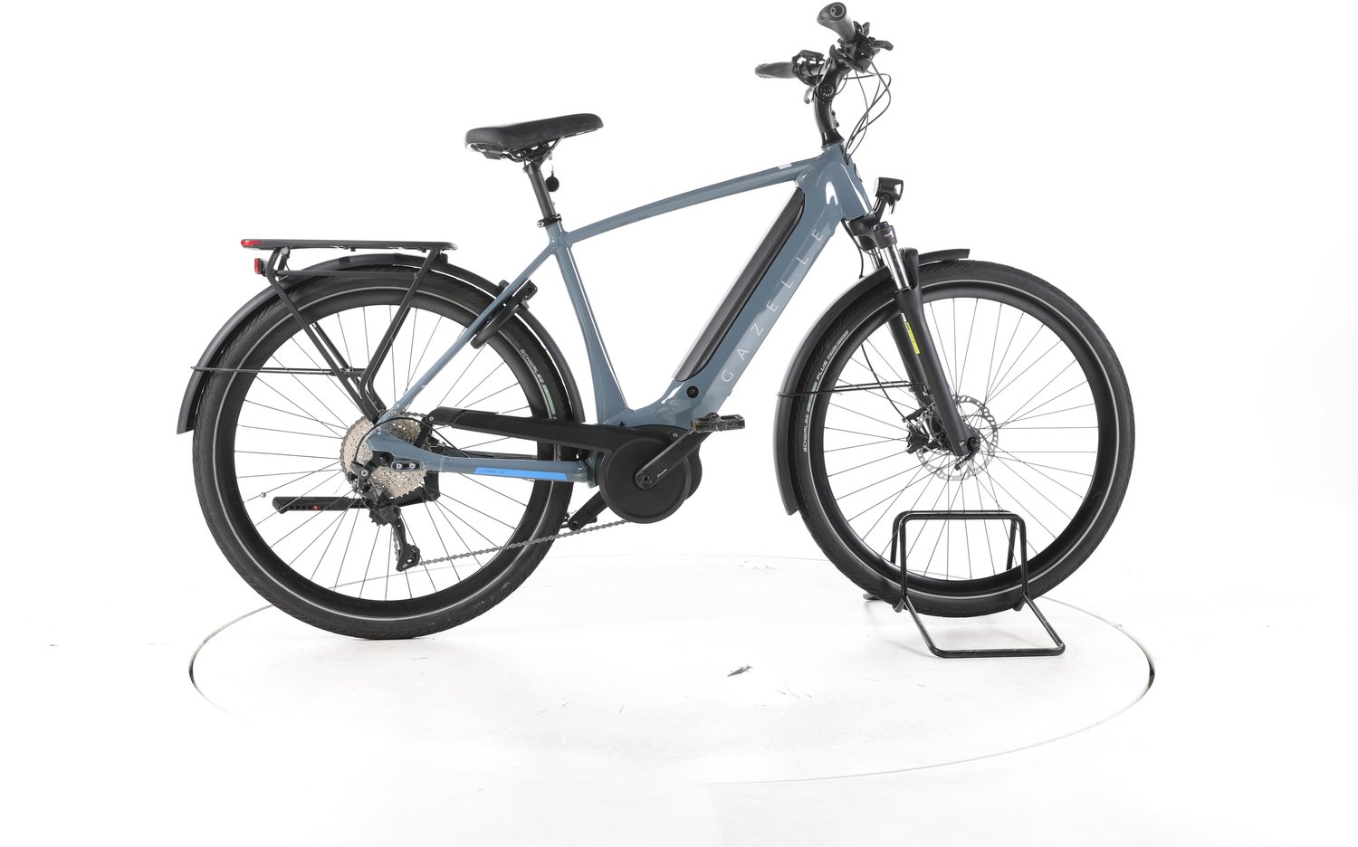 Gazelle Chamonix T10 Elektrische trekkingfiets Bosch Accu 500Wh 28 2023 grijs